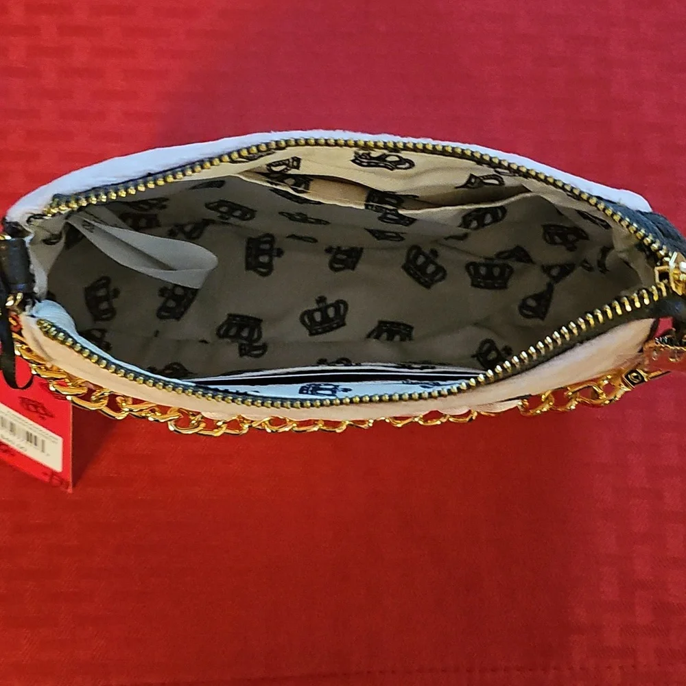 Juicy Couture Flamingo Chocolate Convertible Wristlet